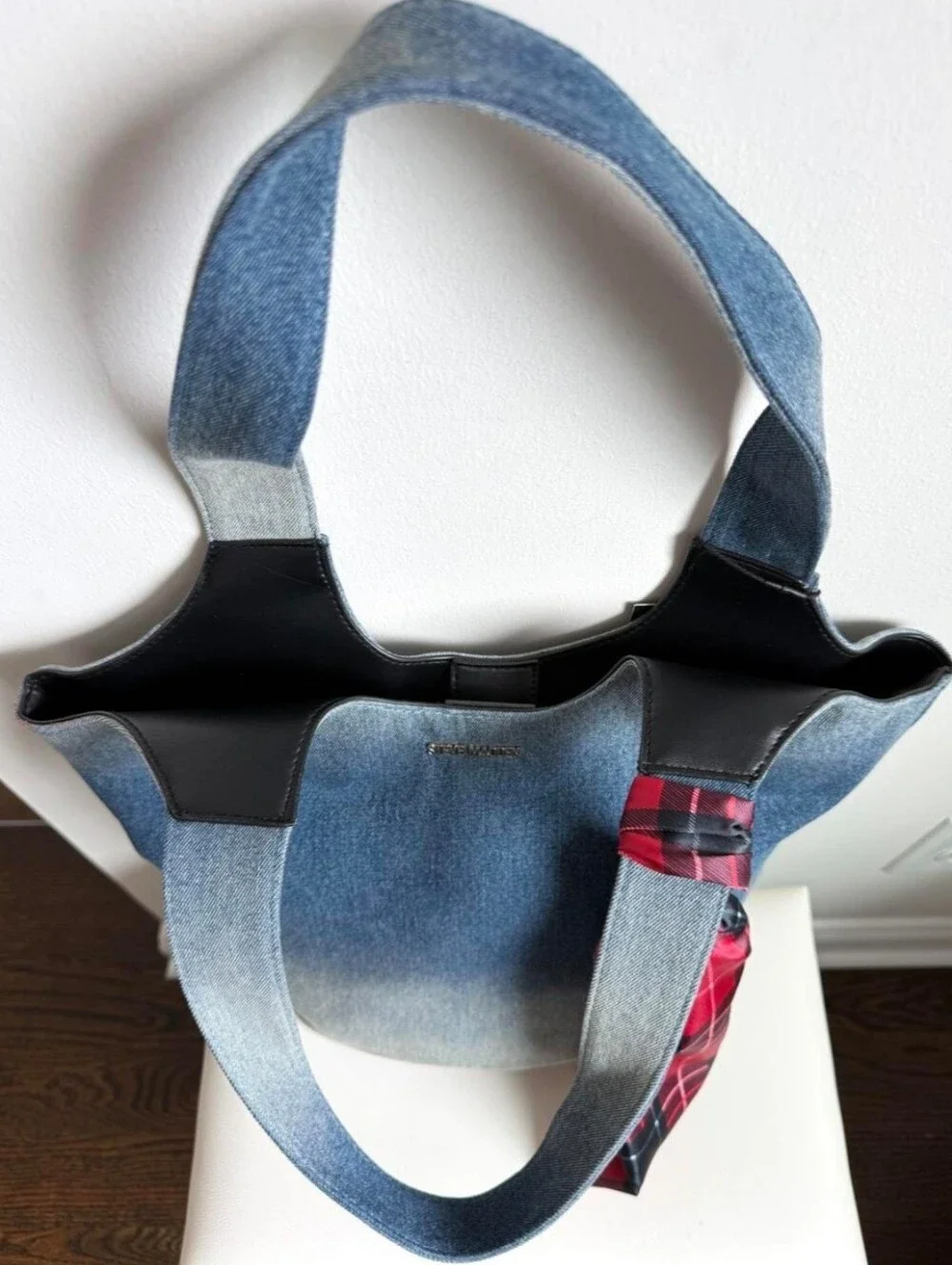 Steve Madden Ombre Denim Tote Handbag